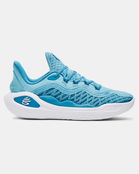 Unisex Curry 11 'Mouthguard' Basketball Shoes in Blue image number 0